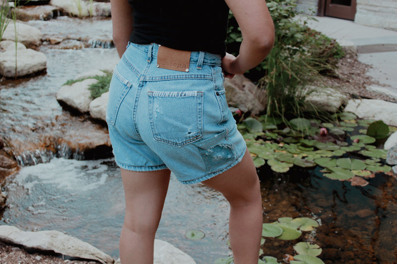 S3 women yarn jorts